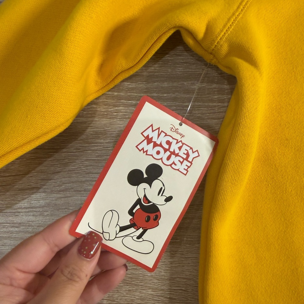 Disney Mickey Mouse Mustard Yellow Apparel - Picture 9 of 9
